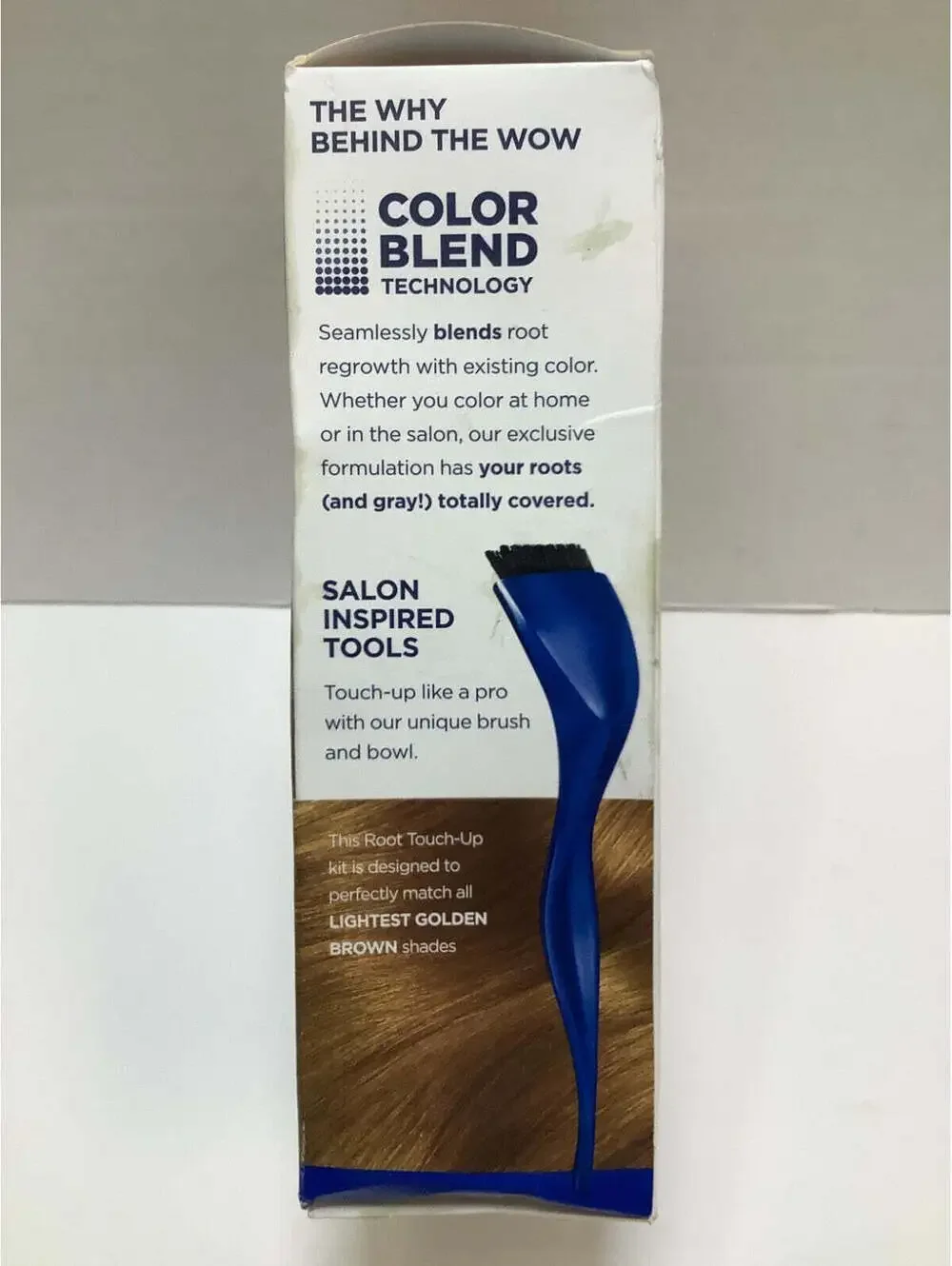 Clairol Root Touch-Up Color Blend – 6.5G Lightest Golden Brown, 3 Pack